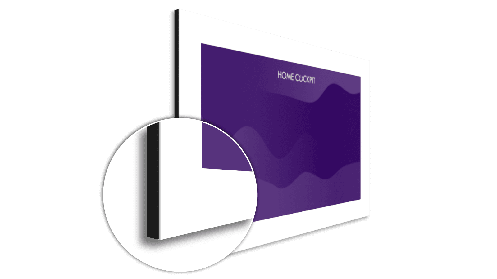 Bild eines Unterputz Touchpanels
