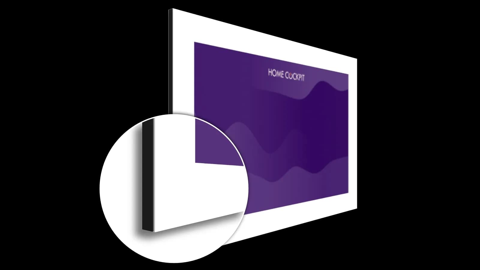 Bild eines Unterputz Touchpanels